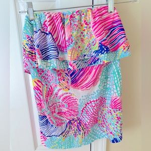 Lilly Pulitzer strapless tank